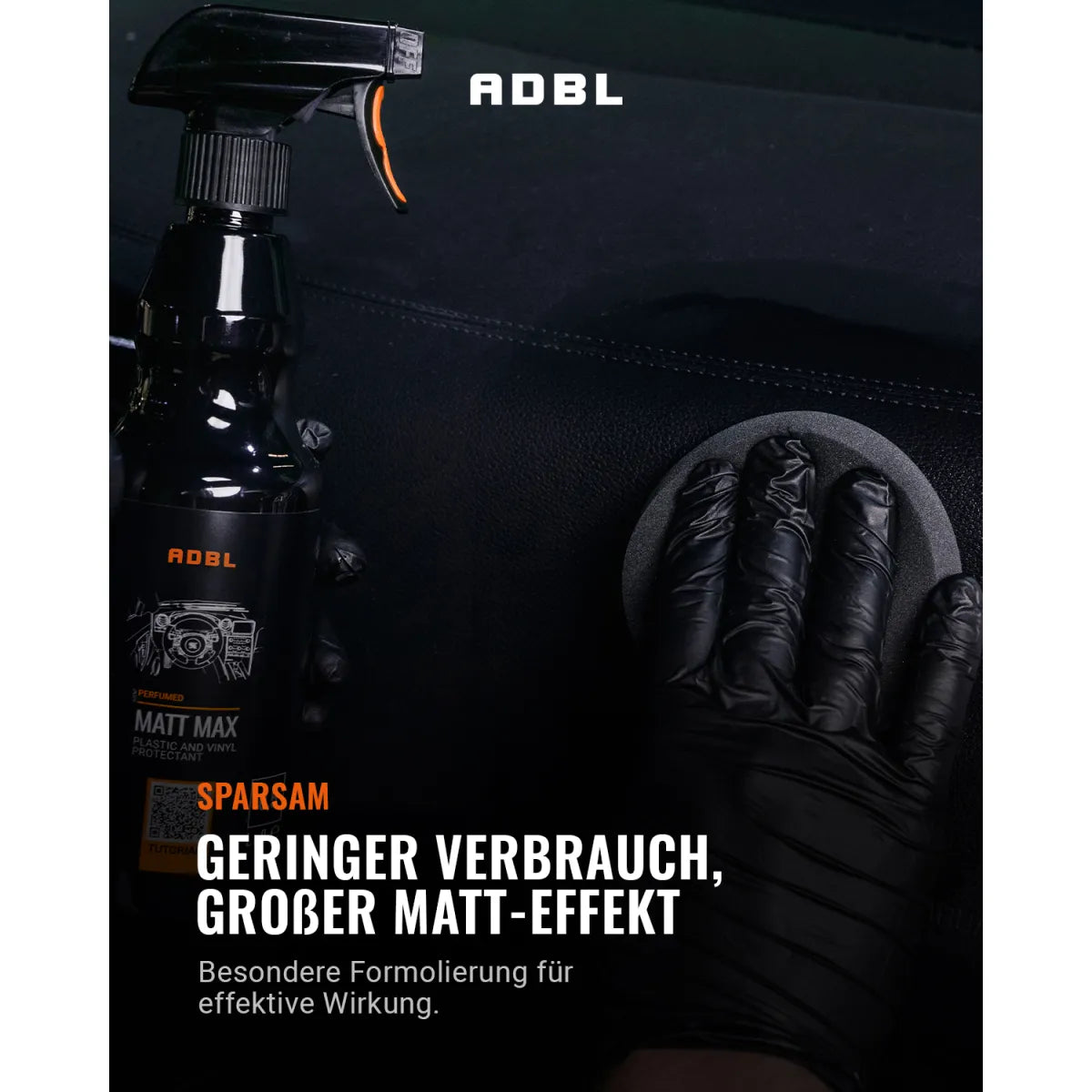 ADBL Interior Matt MAX Kunststoffpflege mit Canyon Trigger 1L
