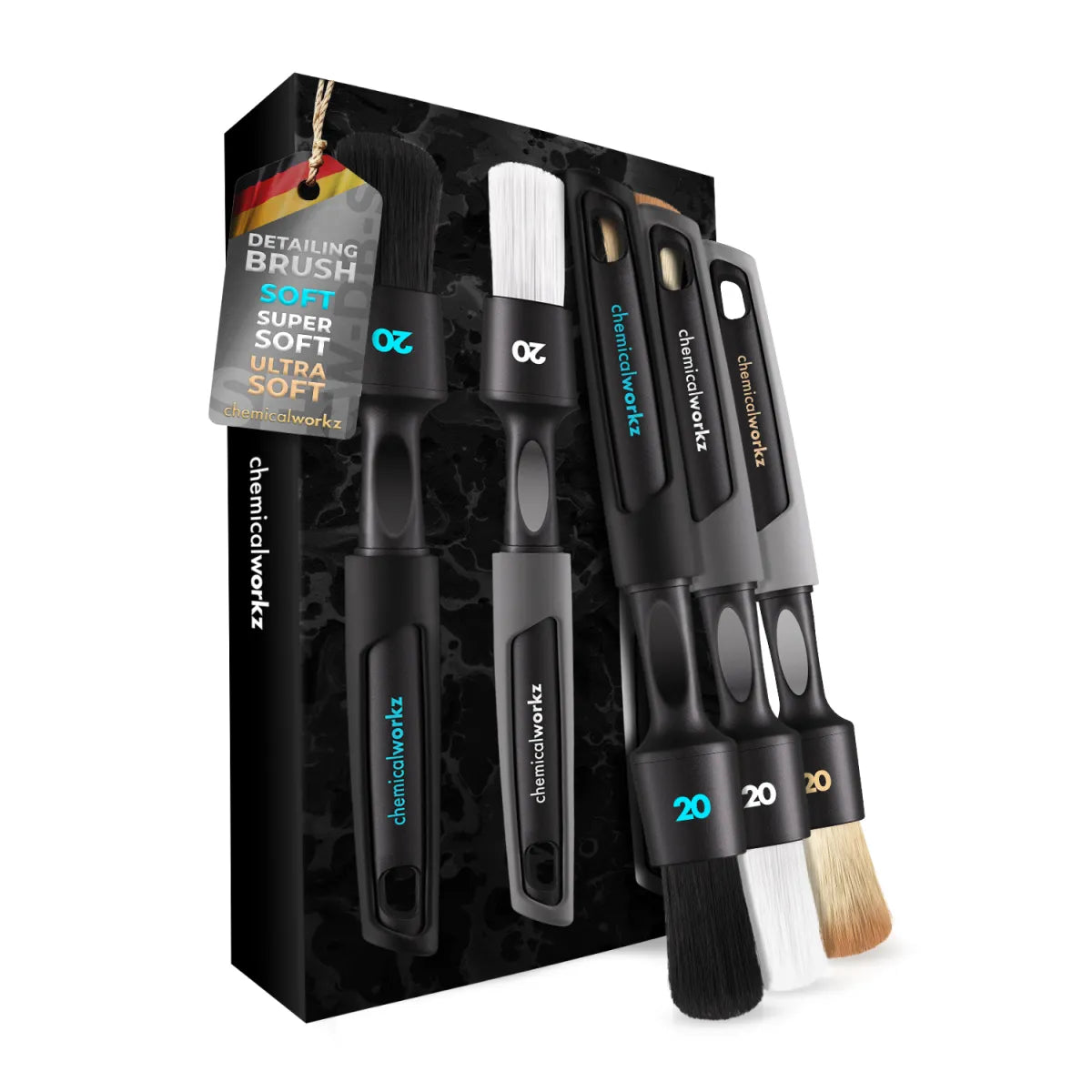 chemicalworkz Detailing Brush Pinsel Set