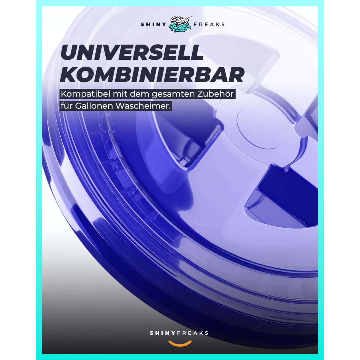 chemicalworkz Performance Buckets Wascheimer 3,5GAL Blau Transparent