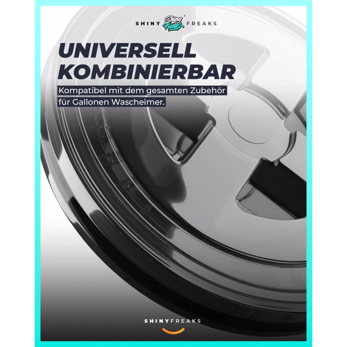 chemicalworkz Performance Buckets Wascheimer 5GAL Schwarz Transparent