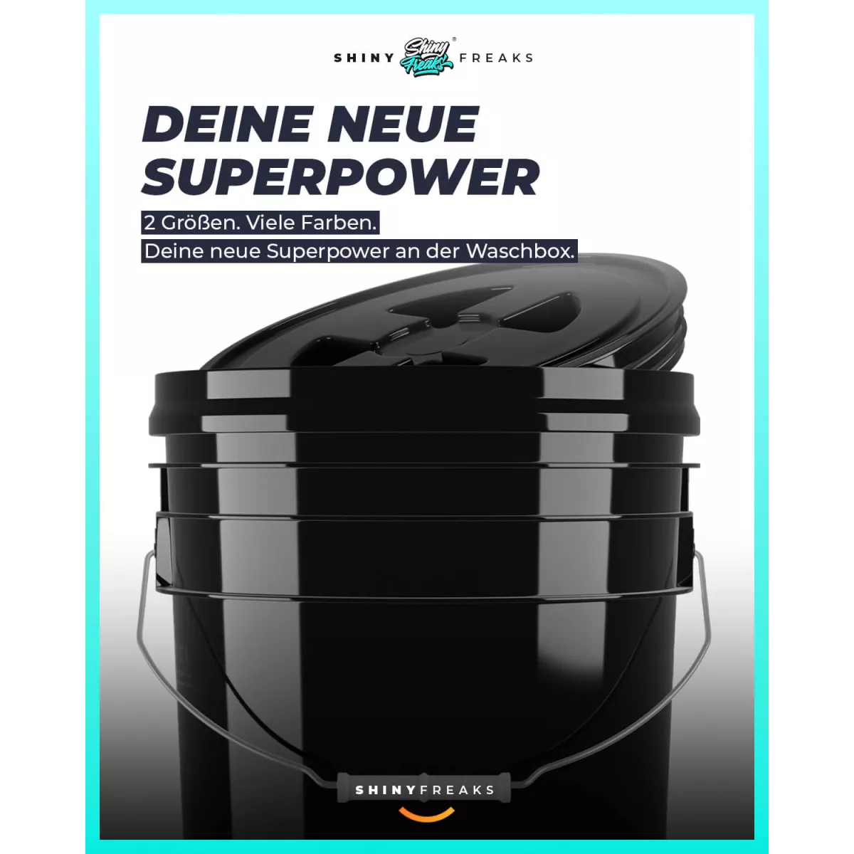 chemicalworkz Performance Buckets Wascheimer 5GAL Schwarz