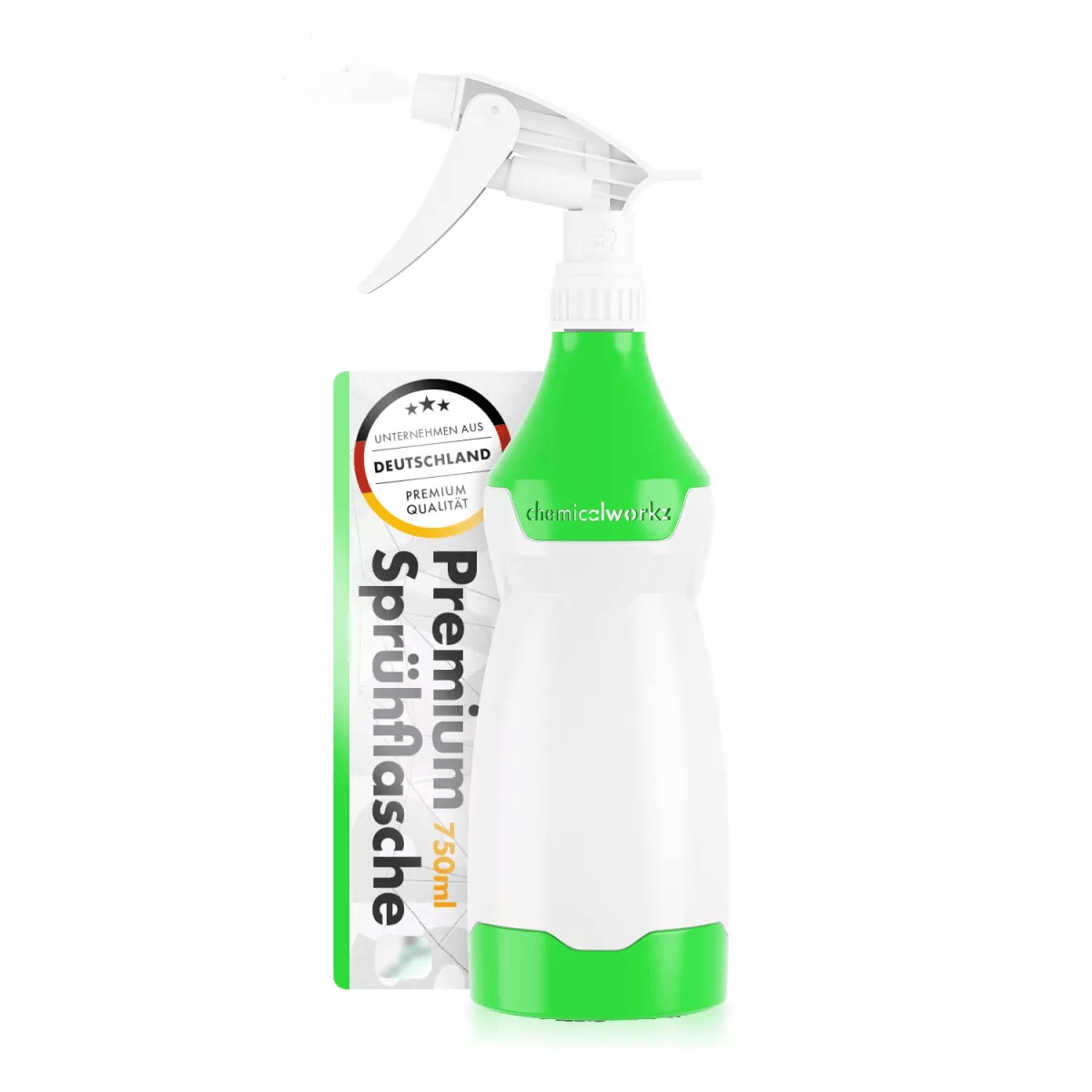 chemicalworkz Sprühflasche Grün mit Premium Trigger 750ml