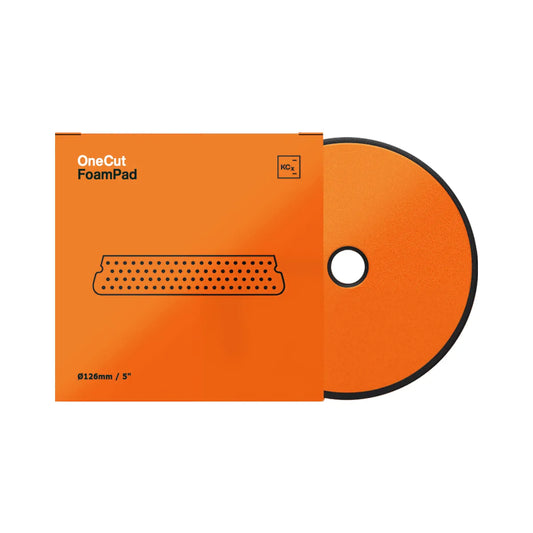 Koch Chemie One Cut Foam Pad 126 mm oranges Polierpad